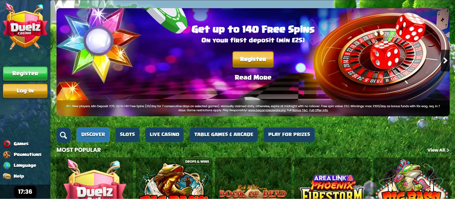 Duelz casinosite